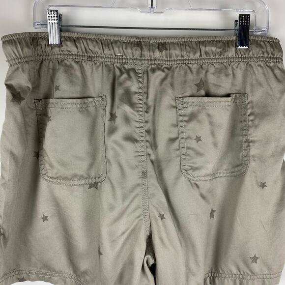 C&C California Star Shorts Patch Pockets Gray Womens Size L - Picture 9 of 11